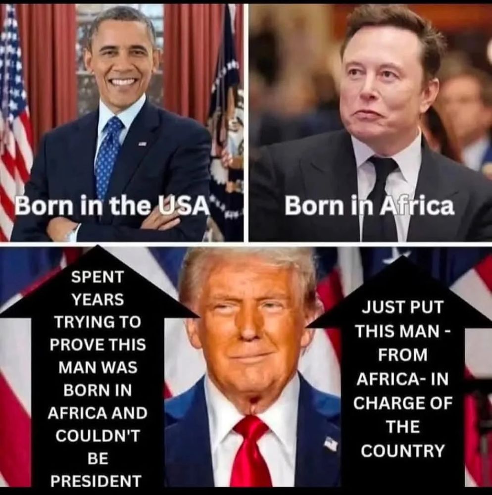 Two African American presidents.