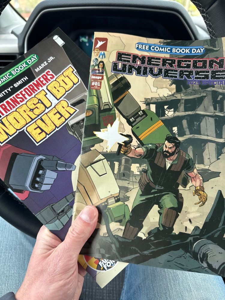 Image of two comic books