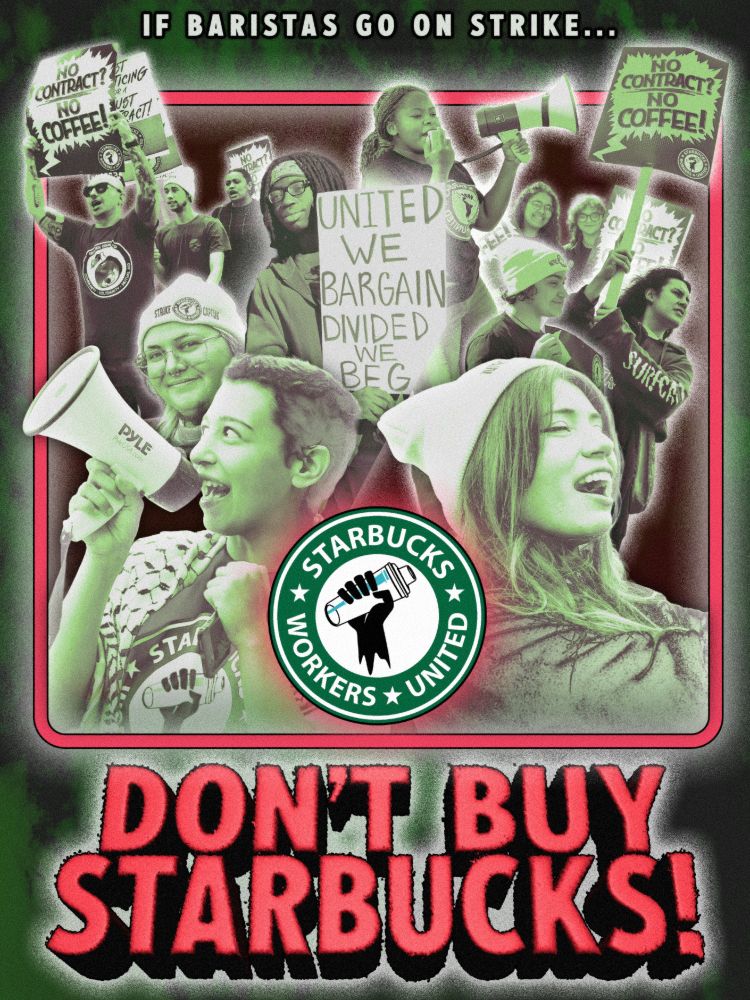 If baristas go on strike, don't buy Starbucks!