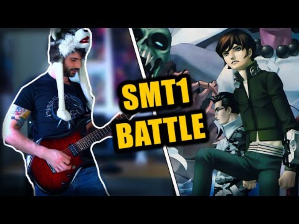 Shin Megami Tensei 1 Battle Theme on Guitar