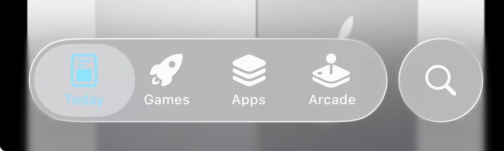 Unreadable 'liquid glass' text in iOS 26 App Store