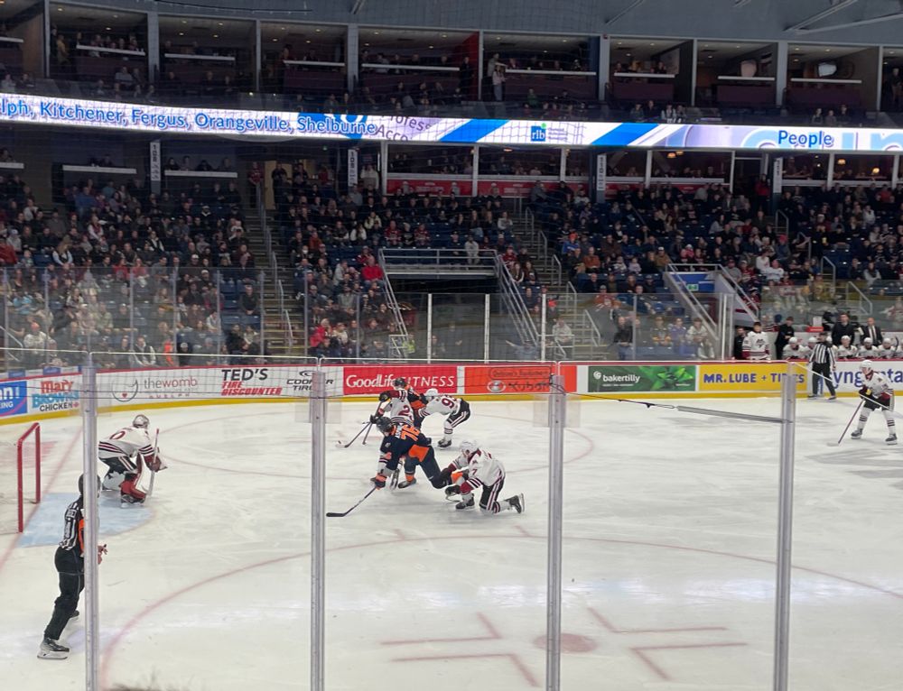 Hockey game Guelph Storm vs Flint Firebirds