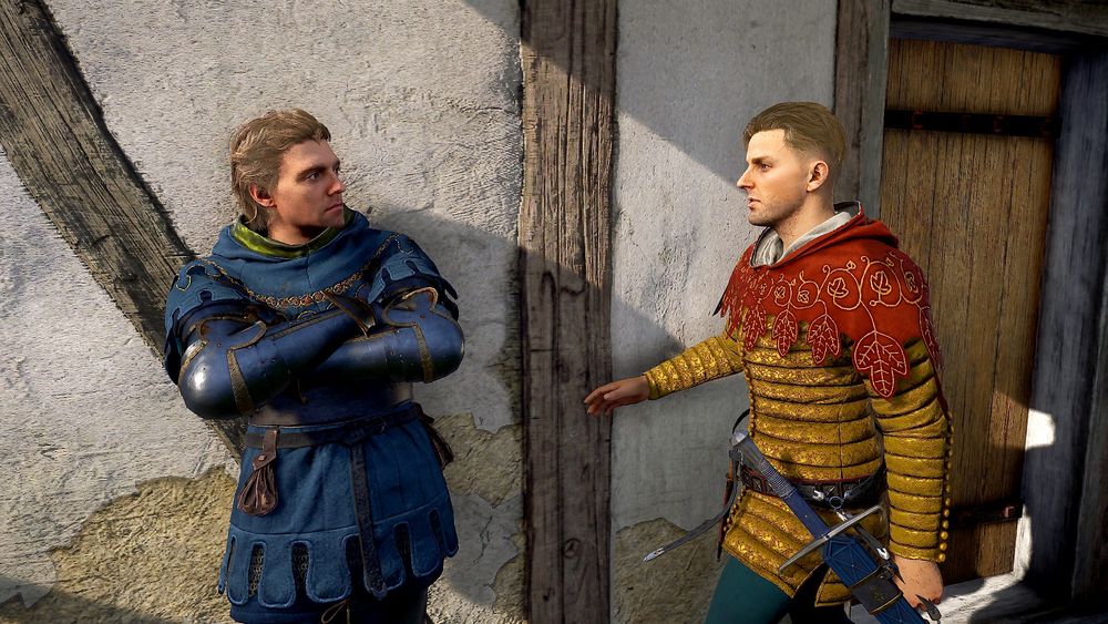 ヘンリーとハンスはデビルズデンの二人の部屋の扉の前にいつもの服装で立っている