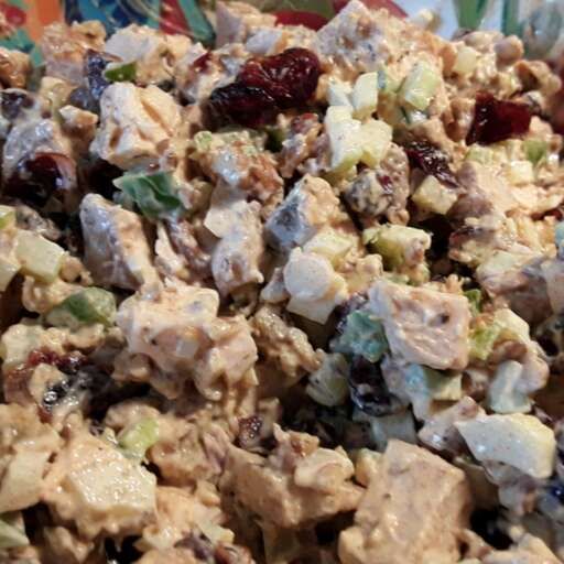 A well-lit photo of Holiday Chicken Salad