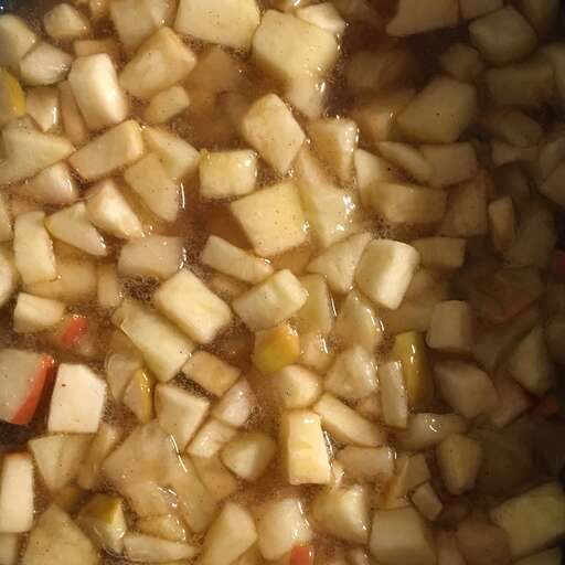 A photo of Apple Pie Filling, probably perfectly framed and looking great