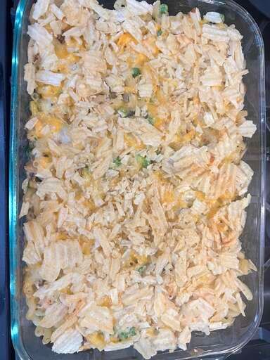 A photo of Easy Tuna Casserole, probably perfectly framed and looking great