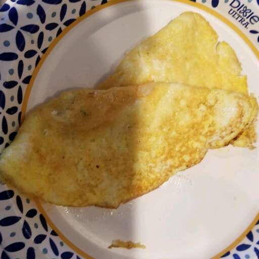 A well-lit photo of Parmalet (Crisp Parmesan Omelet)