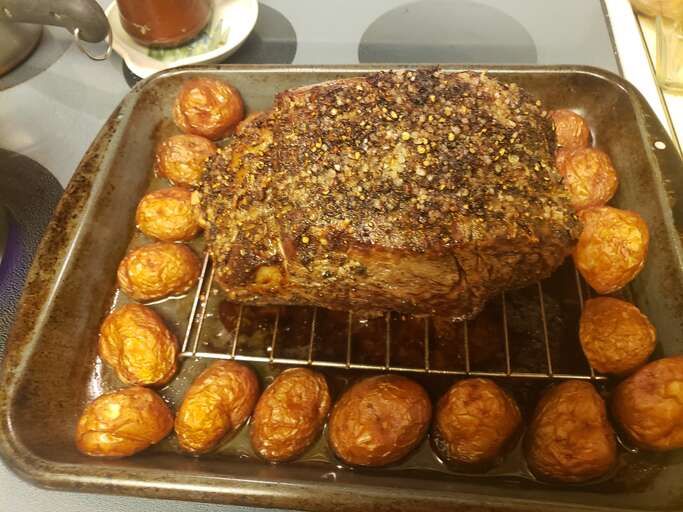 An enticing photograph of Chef John's Perfect Prime Rib