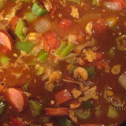 A well-lit photo of Ultimate Gulf Coast Gumbo
