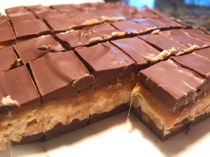 A photo of Caramel Peanut Fudge