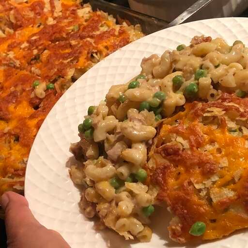A photo of Easy Tuna Casserole, probably perfectly framed and looking great
