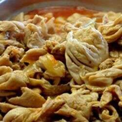 An enticing photograph of Down Home Chitterlings