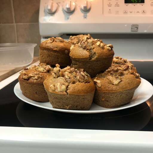 An enticing photograph of Vegan Banana Muffins