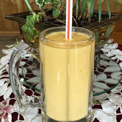 A photo of Easy Mango Banana Smoothie