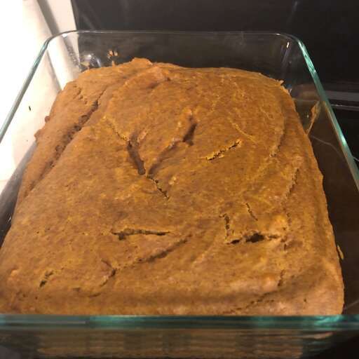 A well-lit photo of Pumpkin Squares