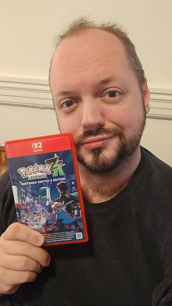 Wessl holding Pokémon Legends Z-A