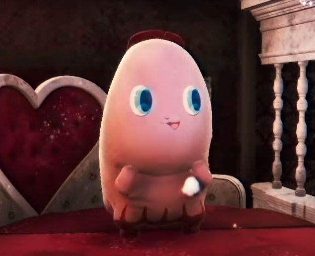 Pinky from Promise Mascot Agency in a lil bed