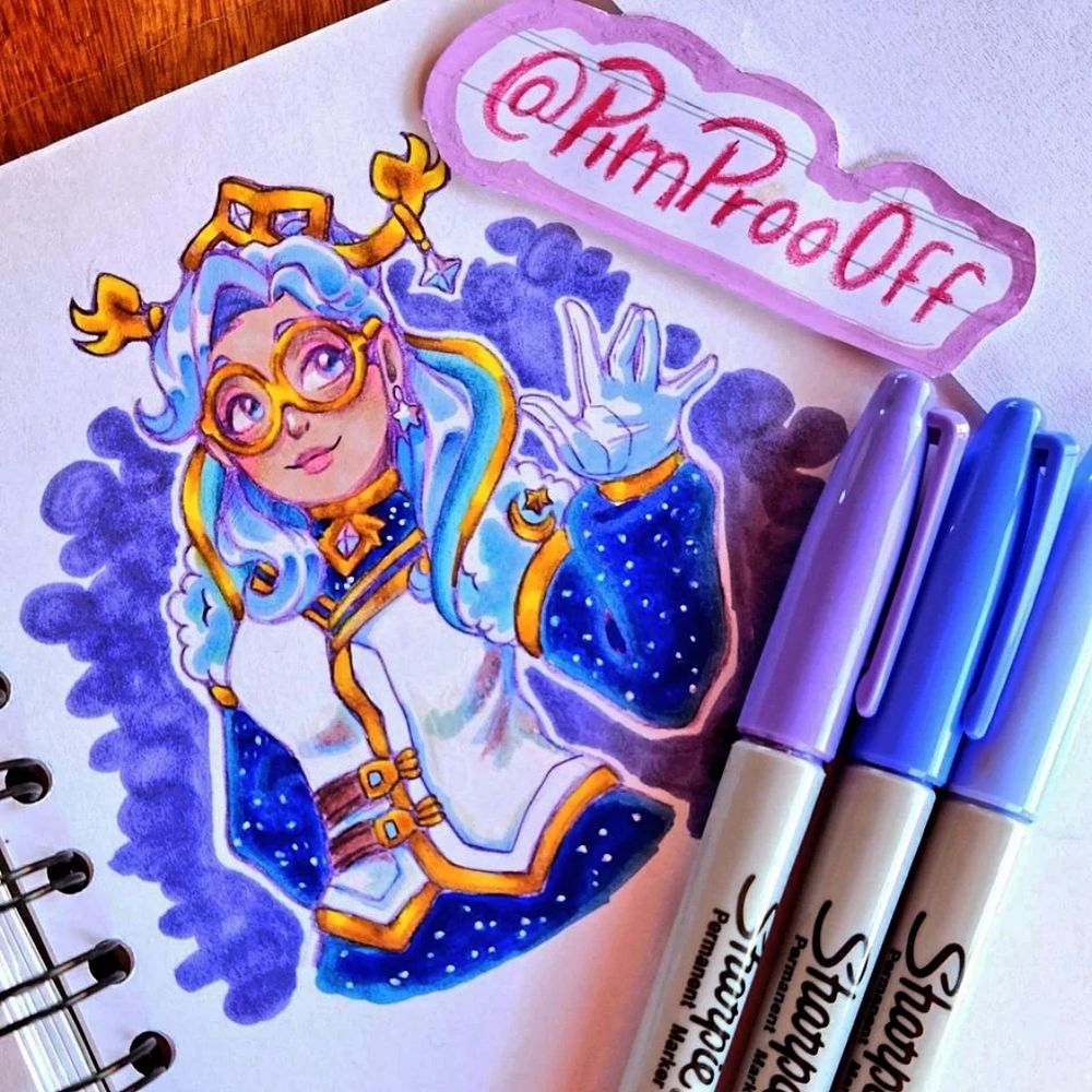 Fanart of Mei From Overwatch 2 with her new skin of Season 14