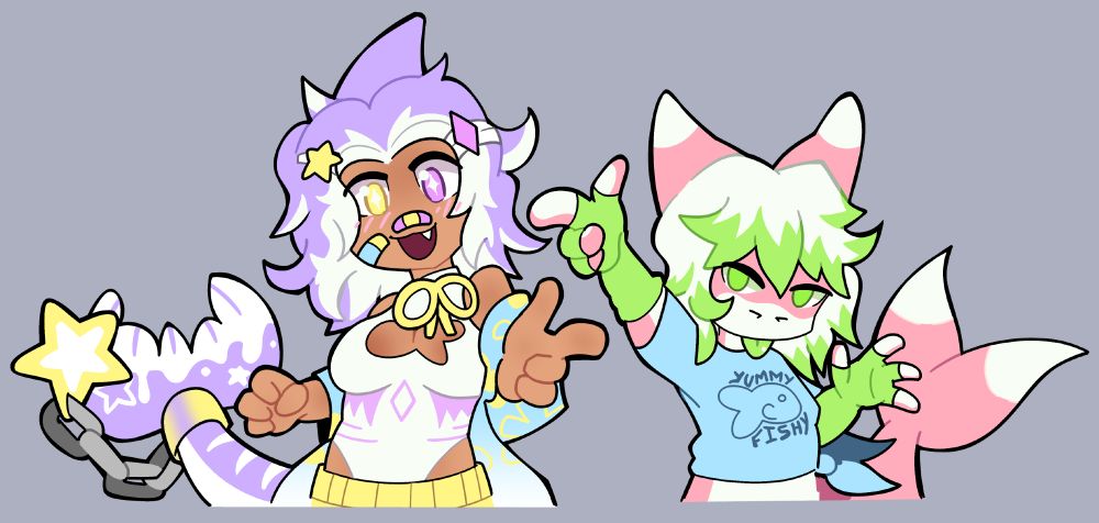 soda(left) by @foxxodo