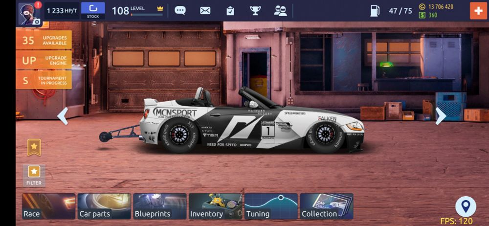 강력한 슈퍼카들이 다른 클래스로 하차하면서 G클 1대장으로 군림한 BMW Z4 M. 초보자 출첵 패키지에 포함되어있는데, 개편 후 가장 빠른 차가 되었다. 같은 300마력대인 애스턴마틴 비라지는 세단 급으로 무거워서 수집용.
참고로 이 차 말고도 아우디 TT 콰트로 3.2가 있는데, 업뎃 이전 R8이 보여준 요행을 부릴 수 없어 기껏 탈출한 관짝으로 직행.
여담으로 1대 더 산 차는 엔진을 뽑은 뒤 하드탑의 Z4에 넣었다.