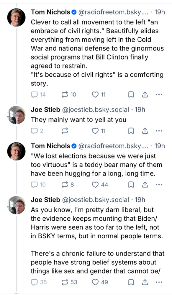 Two dumb bitches telling each other “exactlyyyy”