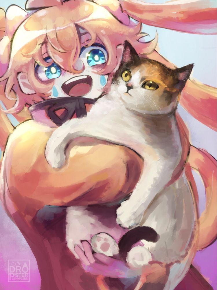 My Sona and my cat cookie!