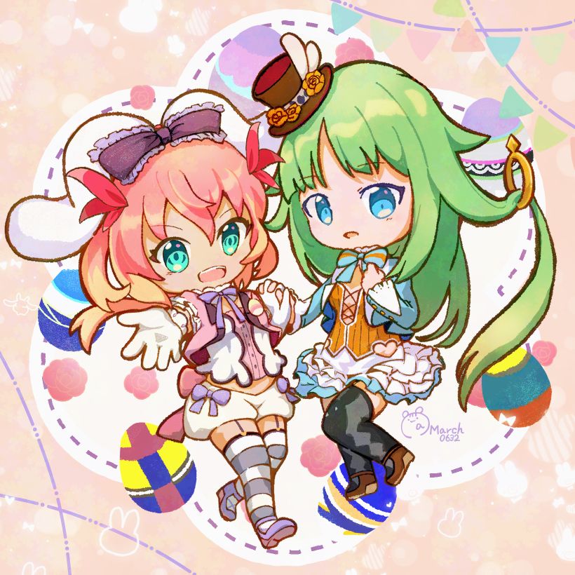 ブループロトコルのファンアート
ガシャ衣装のシャルロットとアインレイン