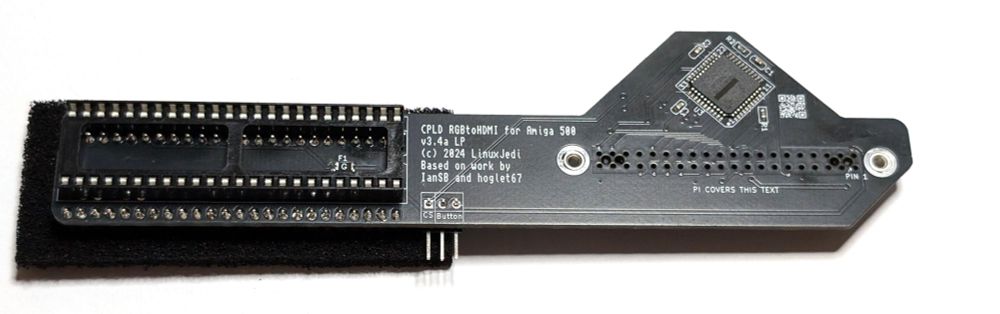 Low Profile RGBtoHDMI for Amiga 500