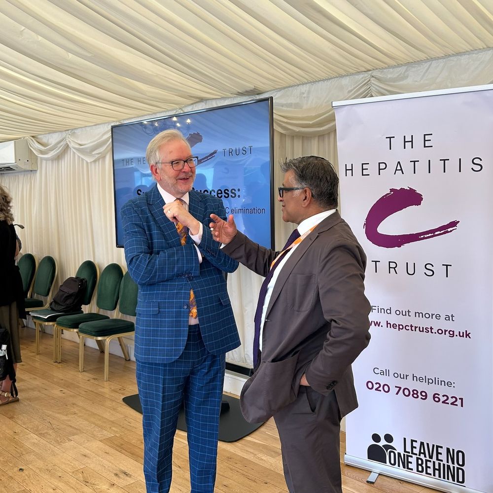 Peter Dowd MP and Dr Kosh Agarwal, Chair of The Hepatitis C Elimination Maintenance Strategy Group