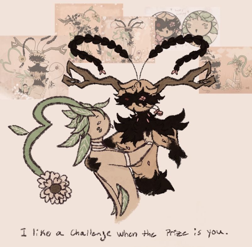 characters ; peets and bumblebee. ocs