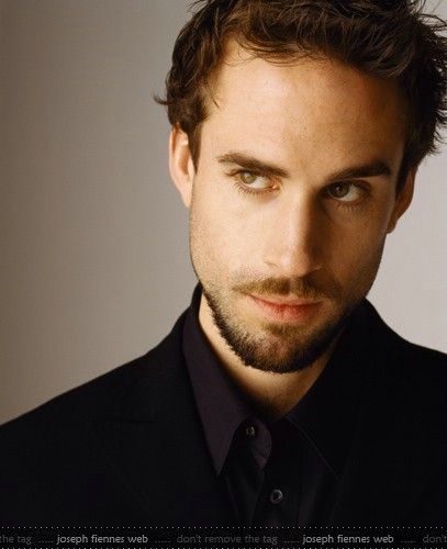 A photograph of the actor Joseph Fiennes as a young man.