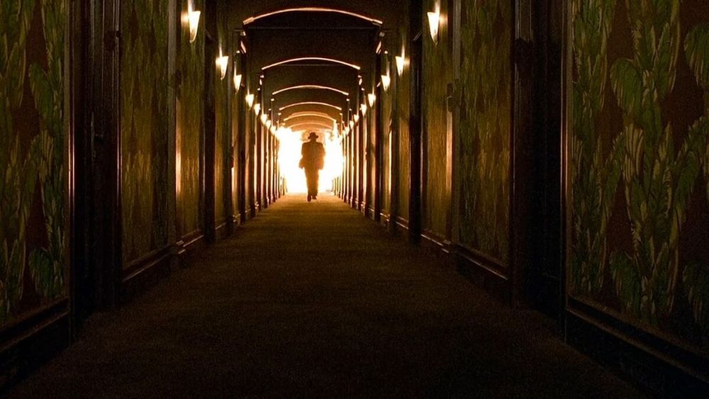 Another still from 'Barton Fink,' with Charlie Meadows running down the hallway of the Hotel Earle, flames following in his wake. Every year  on June 21st, I make a 'Barton Fink Day' post, referencing his room number, 621... maybe someday it will get some traction.