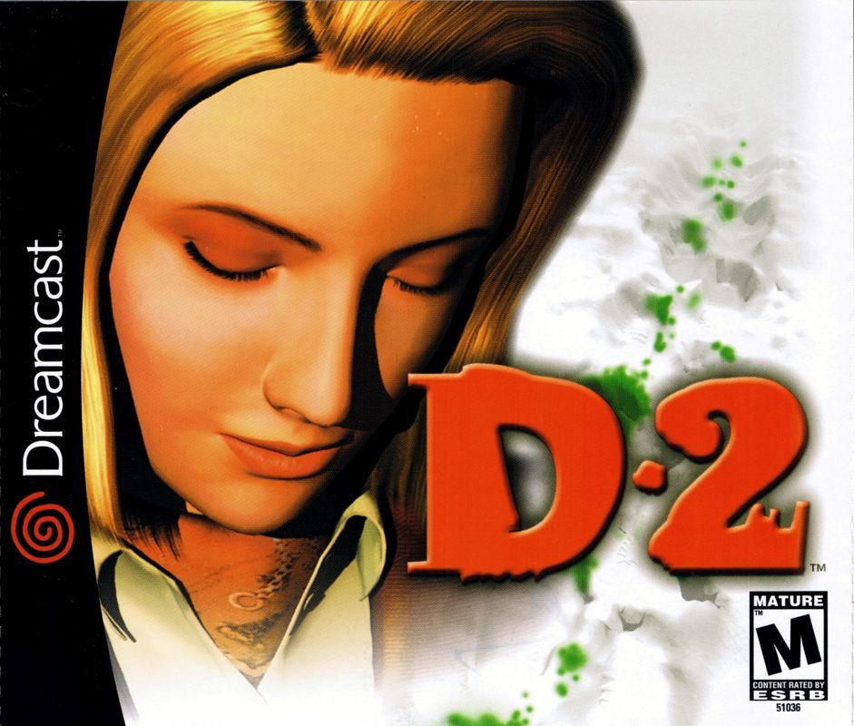 The Box Cover for the videogame D2 on the Dreamcast