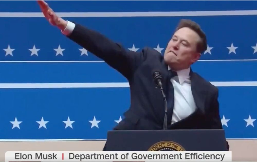 Elon being a goddamn NAZI.