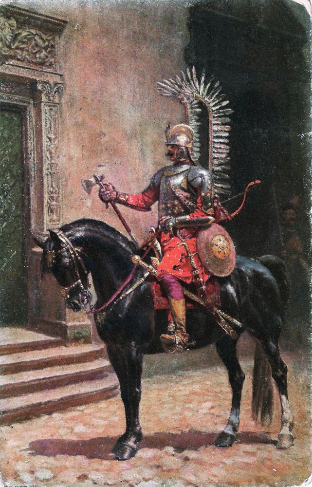 The hetman's guard. Painting of W. Pawliszak.