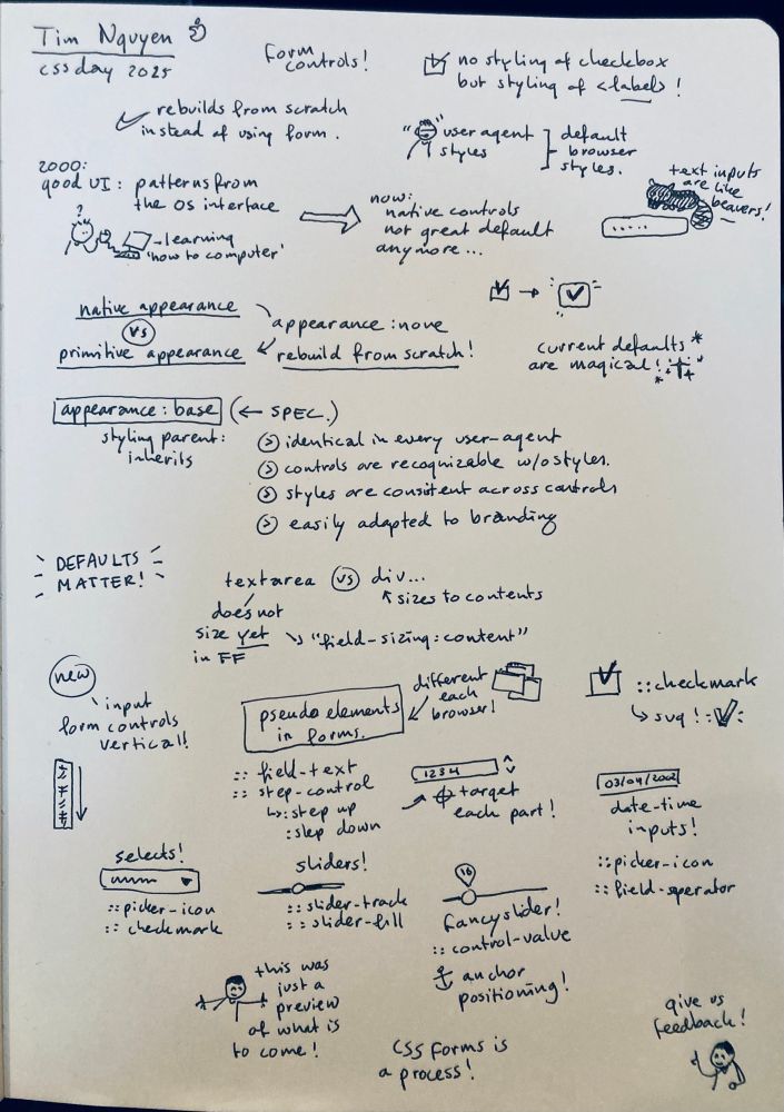Sketchnotes for the talk by Tim Nguyen
