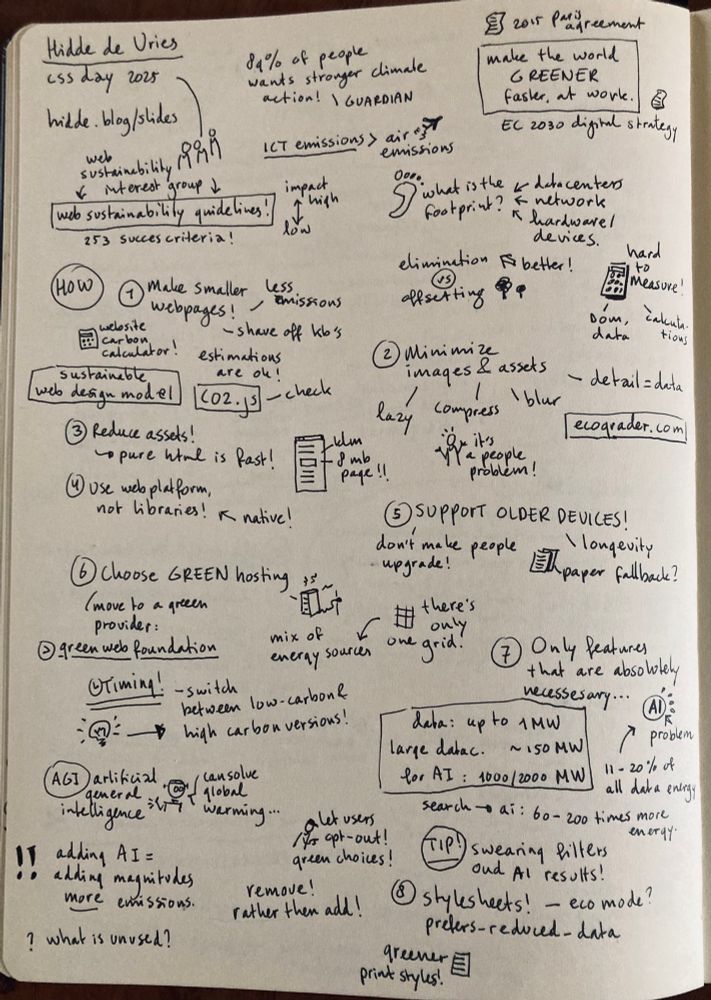 Sketchnotes for the talk by Hidde de Vries