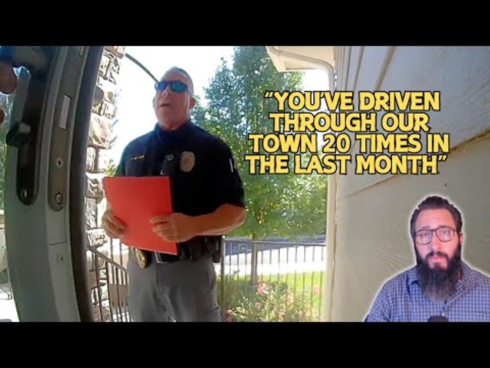 Dystopian Town Sends Lying Cop To Innocent Woman's Home