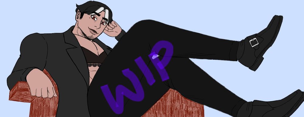 A huge wip of my OC, Aren Zannon. Need to add on some stuff.