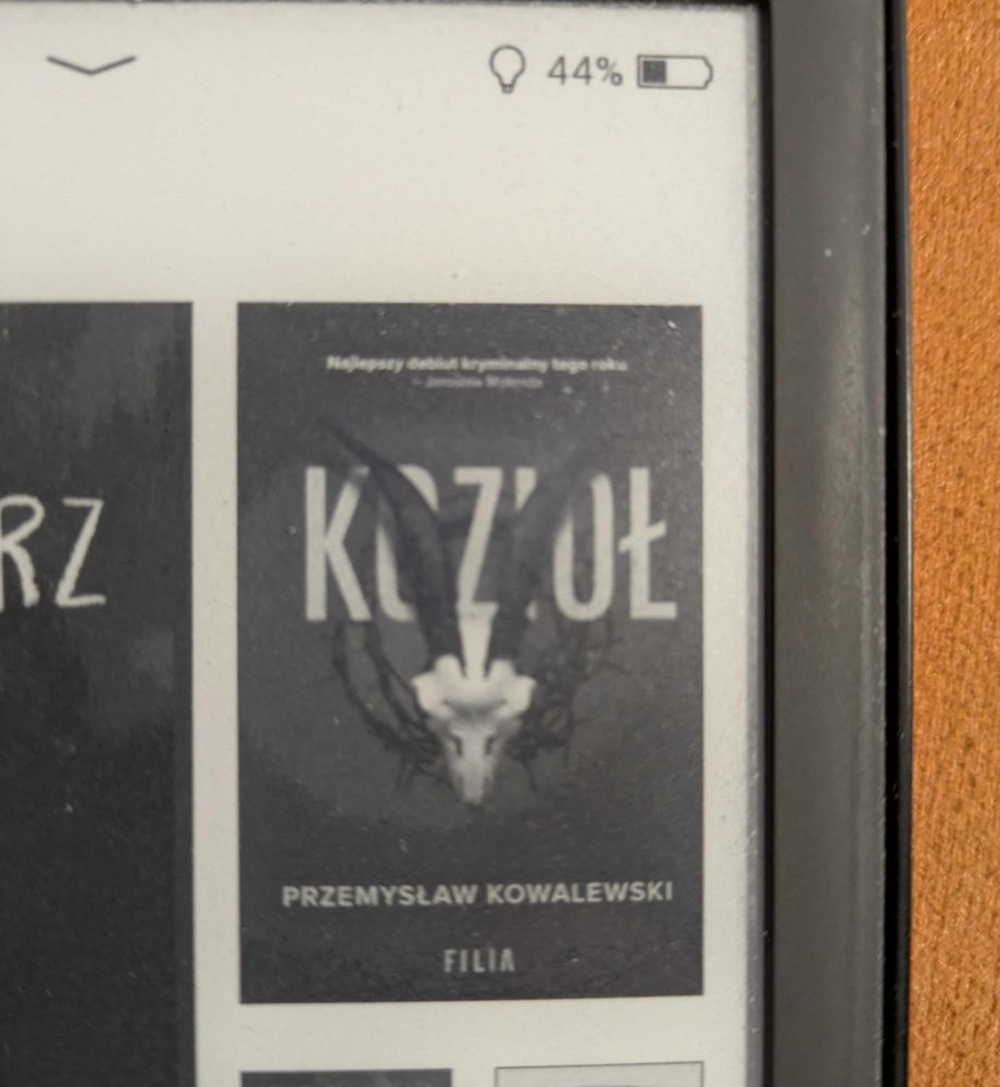 Zdjęcie okładki e-booka "Kozioł" autorstwa Przemysława Kowalewskiego.