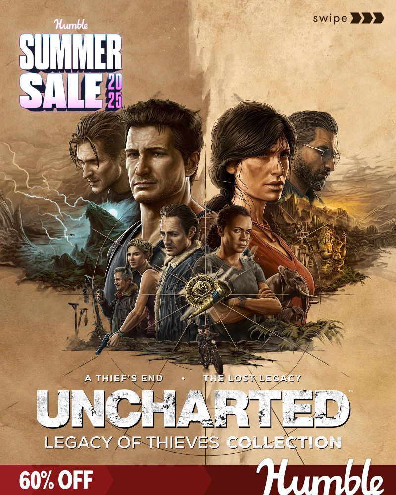 Uncharted: Legacy of Thieves Collection is 60% off during the Humble Summer Sale
