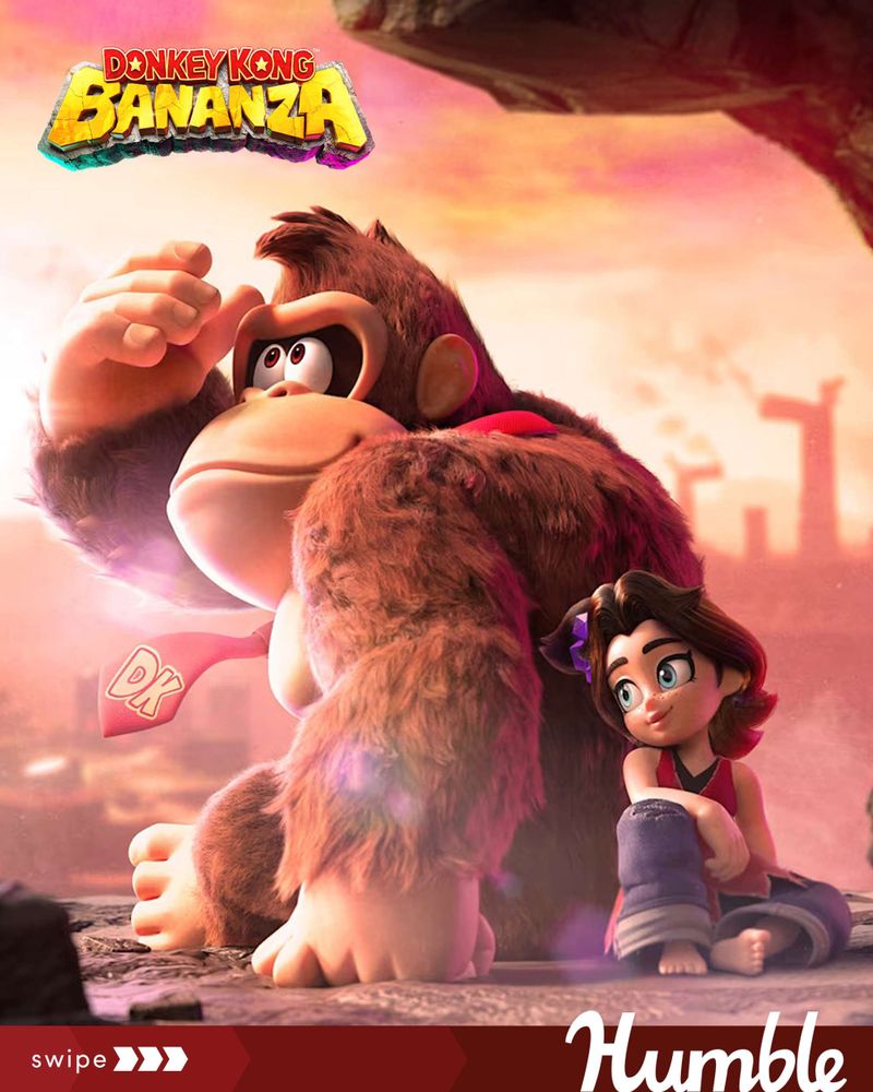 Preorder Donkey Kong Bananza on the Humble Store