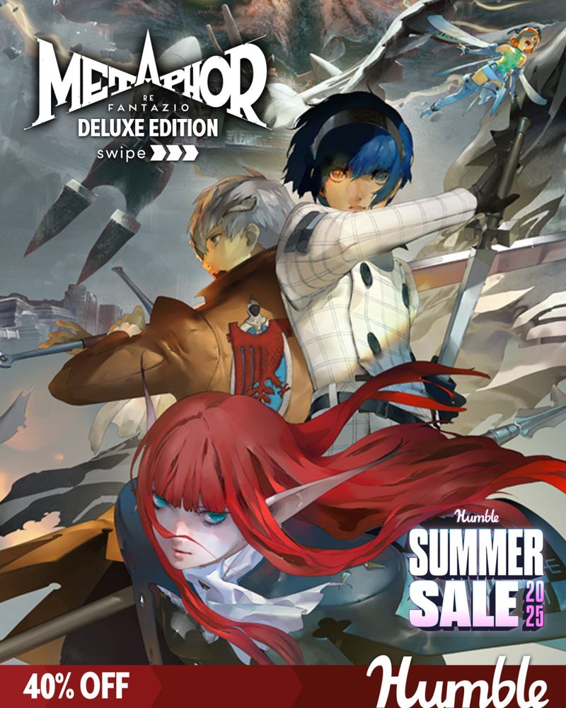 Metaphor: ReFantazio Deluxe Edition is 40% off during the Humble Summer Sale.