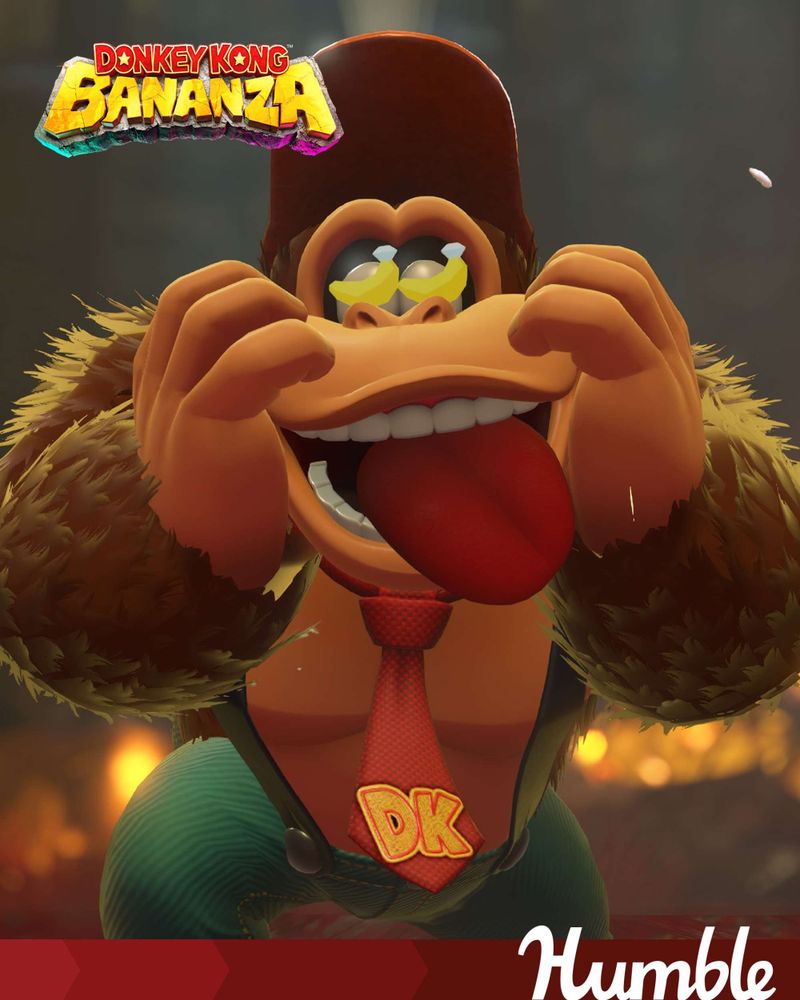 Preorder Donkey Kong Bananza on the Humble Store