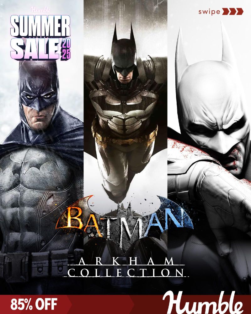 Batman: Arkham Collection is 85% off during the Humble Summer Sale