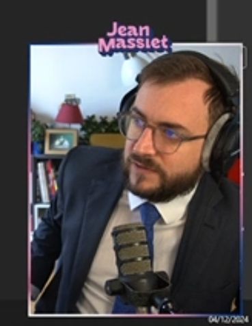 Jean MASSIET en costard cravate