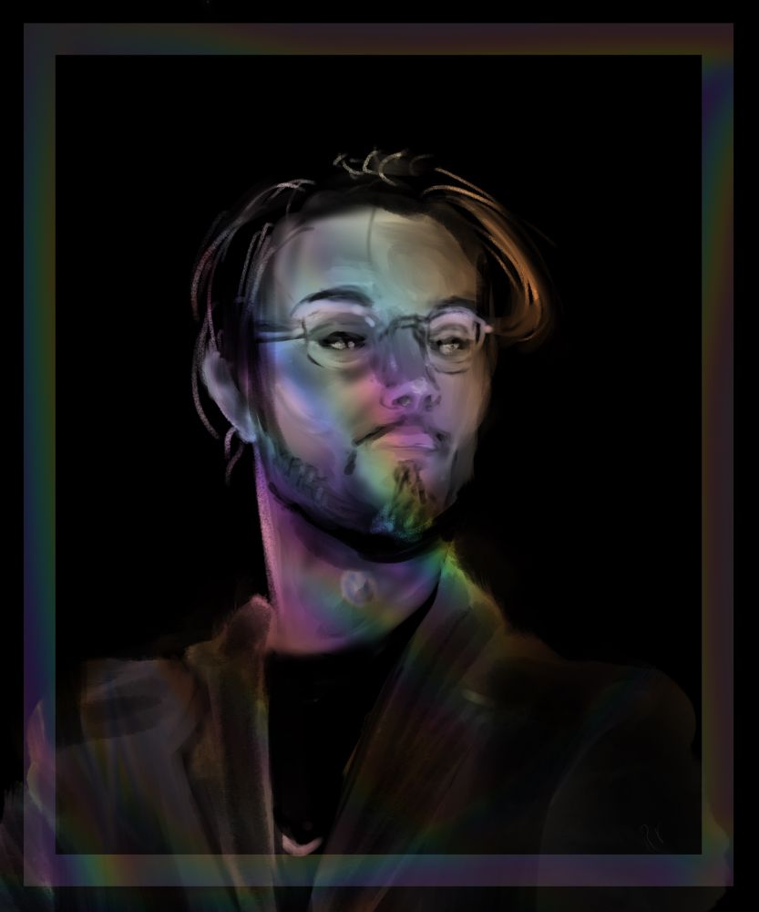 A rainbow portrait