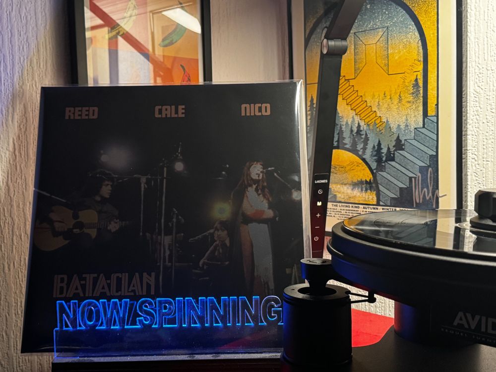 Spinning Lou Reed, John Cale, Nico: Bataclan on vinyl. 