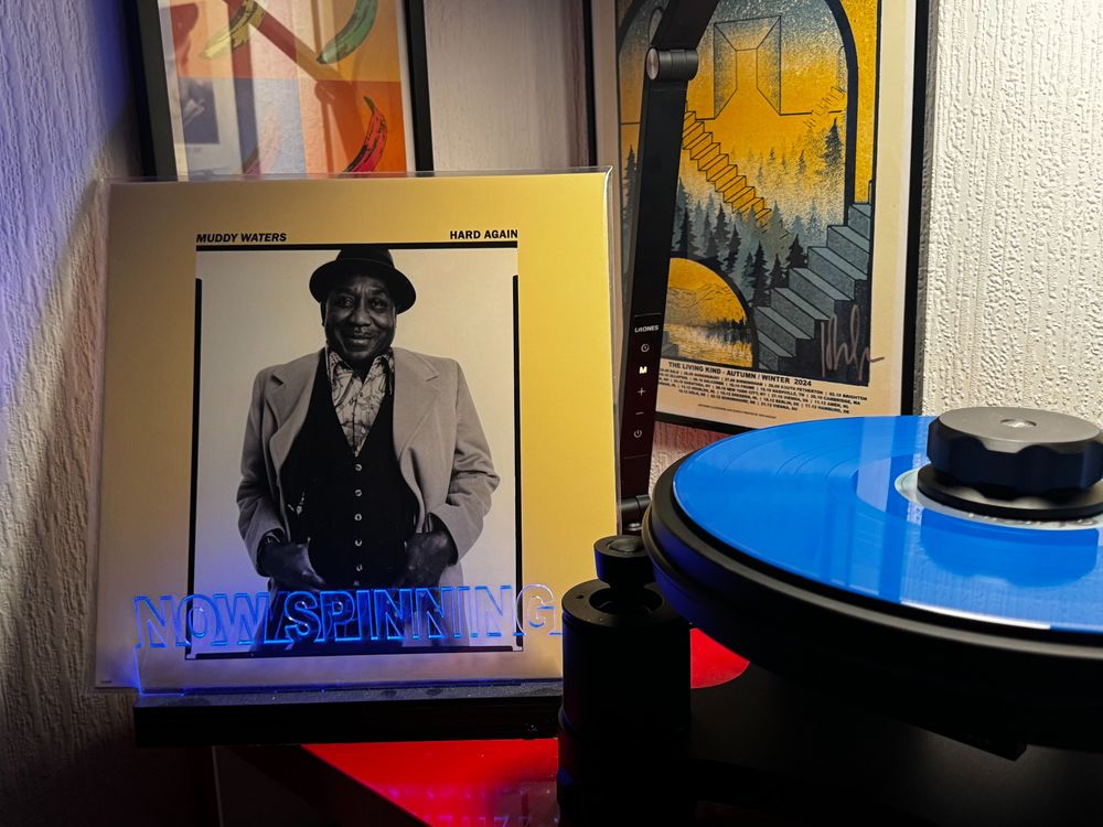Spinning Muddy Waters: Hard Again on vinyl. 