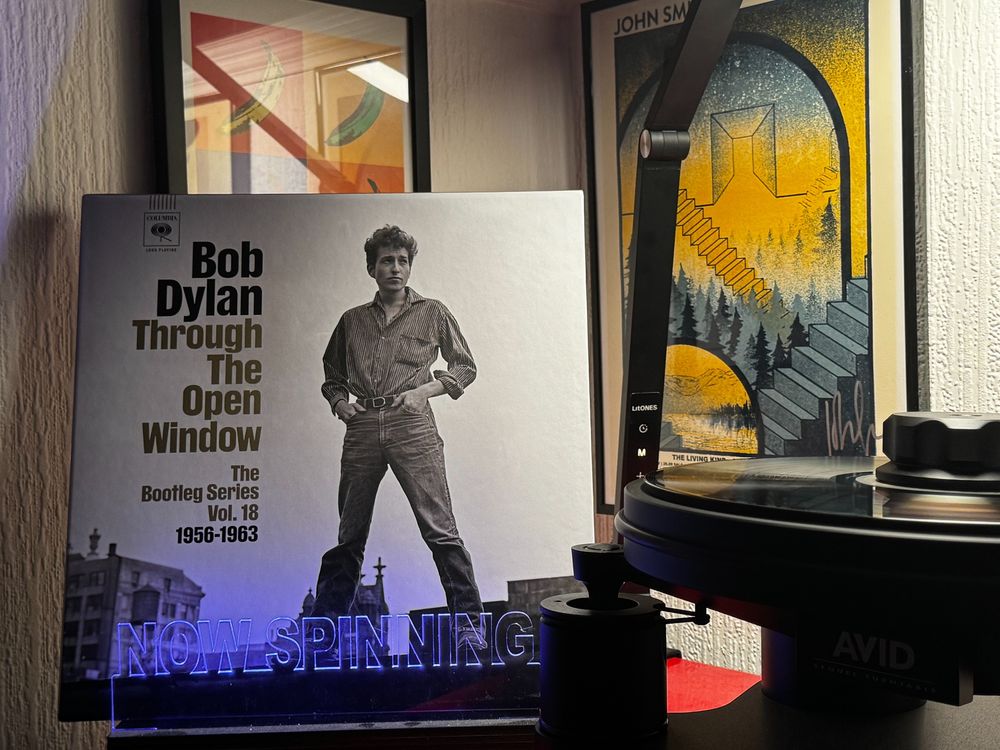 Spinning Bob Dylan: The Bootleg Series Vol. 18: Through the Open Window, 1956-1963 on vinyl